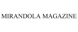 MIRANDOLA MAGAZINE trademark