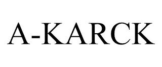 A-KARCK trademark