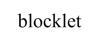 BLOCKLET trademark