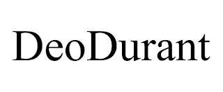 DEODURANT trademark