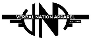 VNA VERBAL NATION APPAREL EST. 2020 trademark