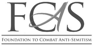 FCAS FOUNDATION TO COMBAT ANTI-SEMITISM trademark