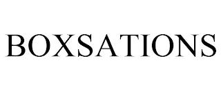 BOXSATIONS trademark