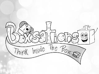 BOXSATIONS THINK INSIDE THE BOX trademark