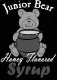 JUNIOR BEAR HONEY FLAVORED SYRUP trademark