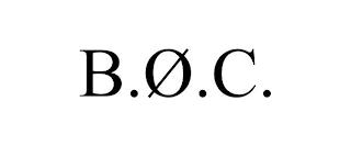 B.Ø.C. trademark