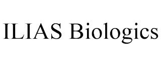 ILIAS BIOLOGICS trademark