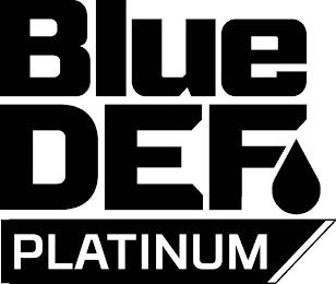 BLUE DEF PLATINUM trademark