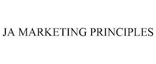 JA MARKETING PRINCIPLES trademark