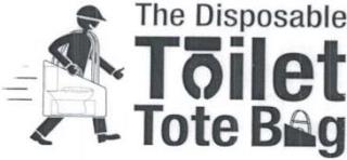 THE DISPOSABLE TOILET TOTE BAG trademark