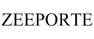 ZEEPORTE trademark