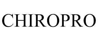 CHIROPRO trademark