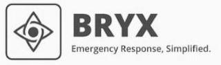 BRYX EMERGENCY RESPONSE, SIMPLIFIED. trademark