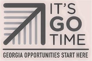 IT'S GO TIME GEORGIA OPPORTUNITIES START HERE trademark