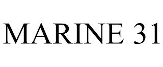 MARINE 31 trademark