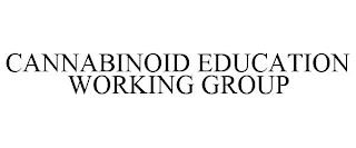 CANNABINOID EDUCATION WORKING GROUP trademark