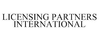 LICENSING PARTNERS INTERNATIONAL trademark