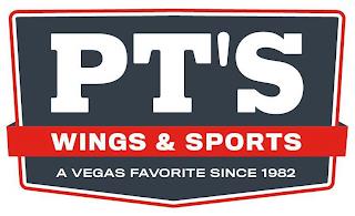 PT'S WINGS & SPORTS A VEGAS FAVORITE SINCE 1982 trademark