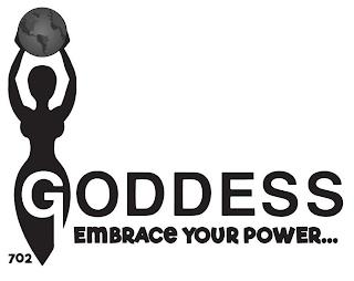 702 GODDESS EMBRACE YOUR POWER... trademark