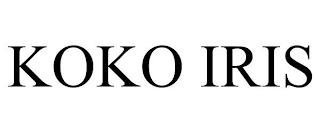 KOKO IRIS trademark