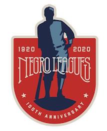 NEGRO LEAGUES 1920 2020 100TH ANNIVERSARY trademark