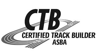 CTB CERTIFIED TRACK BUILDER ASBA trademark