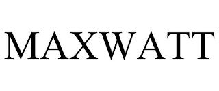 MAXWATT trademark