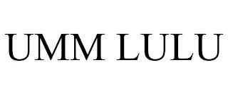 UMM LULU trademark