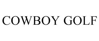 COWBOY GOLF trademark