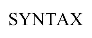 SYNTAX trademark