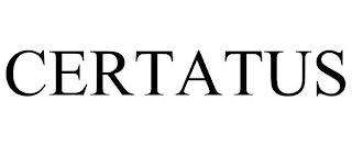 CERTATUS trademark