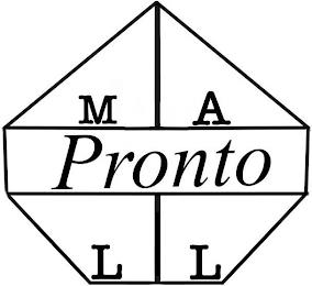 PRONTO MALL trademark