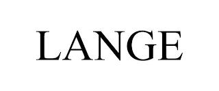 LANGE trademark