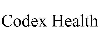 CODEX HEALTH trademark