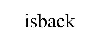 ISBACK trademark