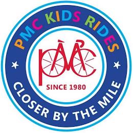 PMC KIDS RIDES CLOSER BY THE MILE SINCE1980 trademark