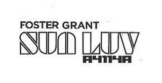 FOSTER GRANT SUN LUV A4114A trademark