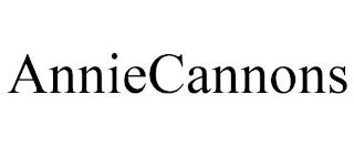 ANNIECANNONS trademark