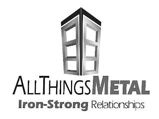 ALL THINGS METAL IRON-STRONG RELATIONSHIPS trademark