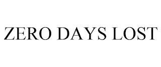 ZERO DAYS LOST trademark