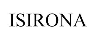 ISIRONA trademark