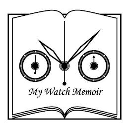 MY WATCH MEMOIR trademark