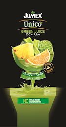 JUMEX UNICO GREEN JUICE 100% JUICE PREMIUM PREMIUM WITH CACTUS FIBER AND CELERY NO SUGAR ADDED PRESERVATIVES trademark