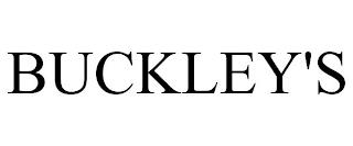 BUCKLEY'S trademark