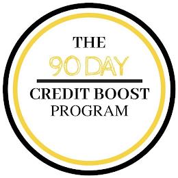 THE 90 DAY CREDIT BOOST PROGRAM trademark