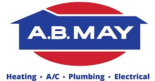 A.B. MAY HEATING · A/C · PLUMBING · ELECTRICAL trademark