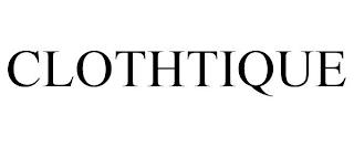 CLOTHTIQUE trademark