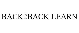 BACK2BACK LEARN trademark