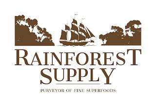 RAINFOREST SUPPLY PURVEYOR OF FINE SUPERFOODS trademark