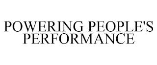 POWERING PEOPLE'S PERFORMANCE trademark